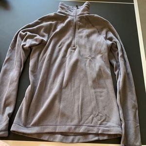 Narragansett Traders fleece 1/4 zip - grey stripe